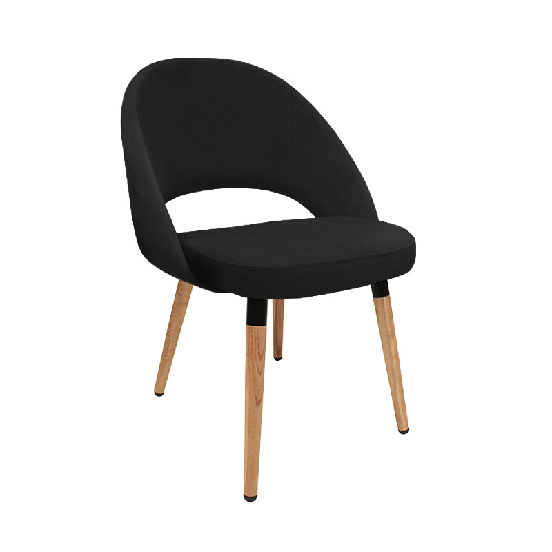 Silla Saarinen en Eco Cuero Base madera